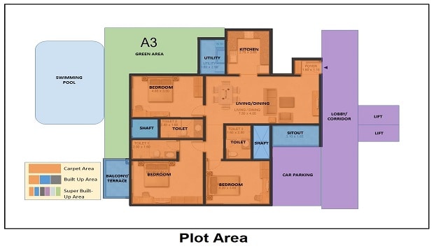 Built Up Area Meaning In Hindi Area Built Super Carpet Calculate 