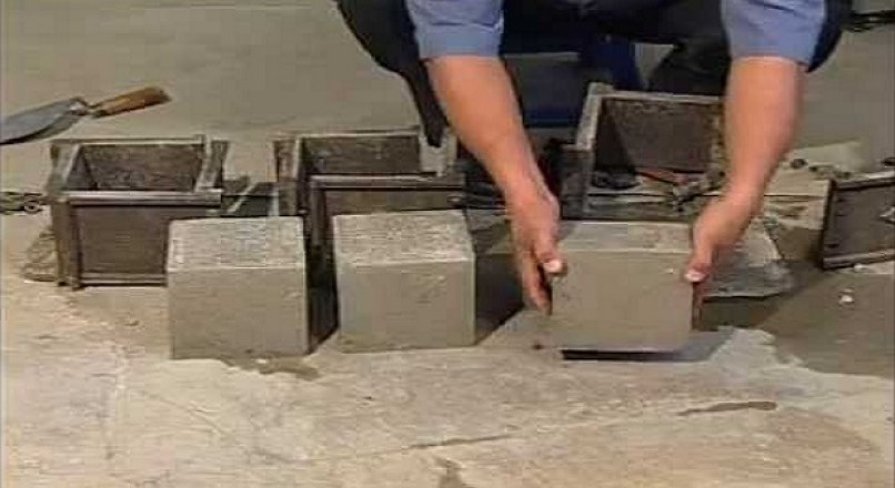 Compressive Strength Test Of Concrete Cubes