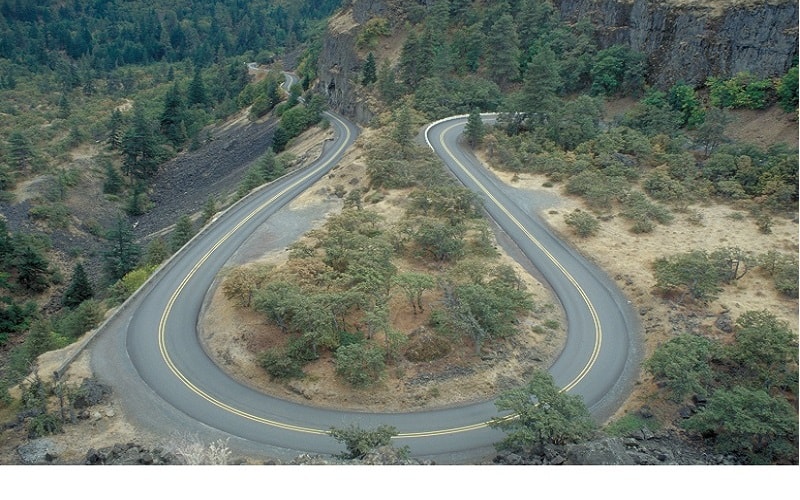 Types Of Curves On Hill Roads