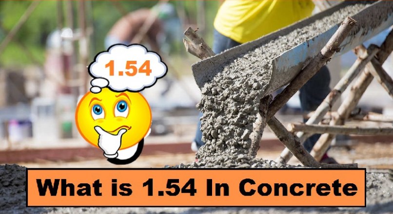 What Is 1.54 In Concrete Calculation