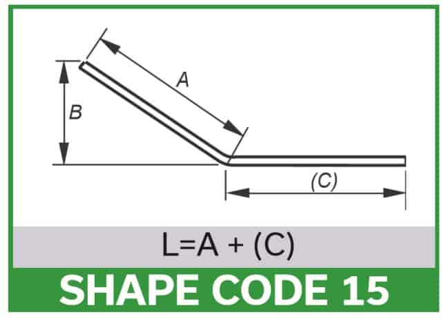 bar bending shape codes