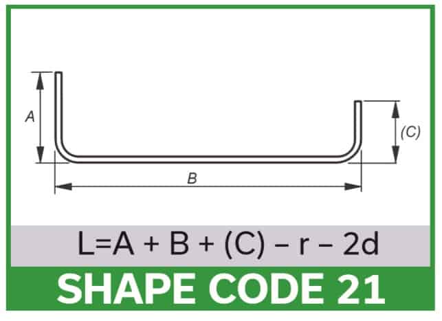 bar bending shape codes