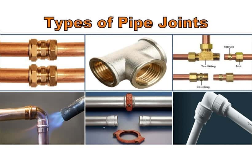 What Are The Types Of Pipe Joints CEMG