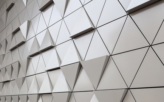 Aluminium wall cladding