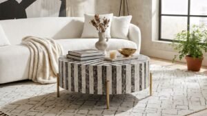 How to Style a Round Coffee Table Like an Interior Designer