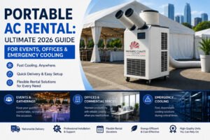 Portable AC Rental: Ultimate 2026 Guide for Events, Offices & Emergency Cooling
