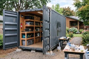 How to Turn a Shipping Container Into Home Storage: Step-by-Step.